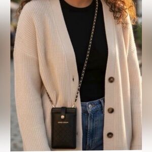 Chanel Black crossbody bag complement with purchase GWP